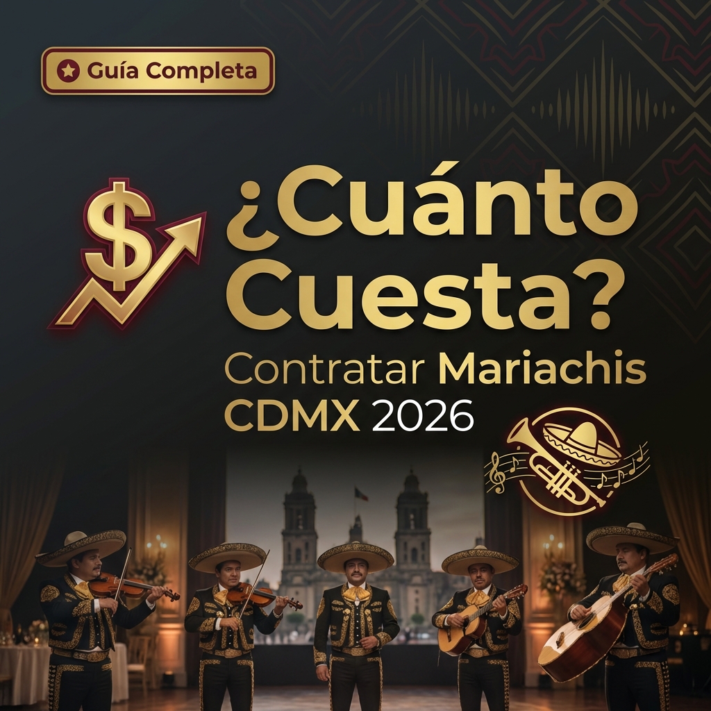 Guía de precios mariachis CDMX 2026
